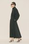 Dress with Wide Sleeves Design Black - 4