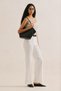 Classic Long Wide-Leg Pants Ecru - 3