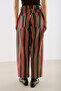 Yikamali Striped Barrel Pants Brown - 8