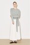 Easy Tie-Up Dress Grey Melange - 6