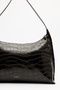 Crocodile Leather Tote Bag Brown - 3