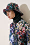 Scarf-Detail Bucket Hat Color Palette - 2