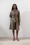 Linen Belt Long Tunic Khaki - 3