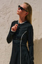 Stripe Detail Dress Swimsuit Black - 3