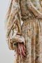 Long Tie Chiffon Dress Blossoms - 4