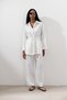 Linen Waist Tie Tunic Ecru - 7