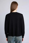 Ultra Soft Relax Fit V-Neck Black Sweater C4024Ax26Wn - 5