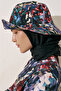 Scarf-Detail Bucket Hat Color Palette - 4