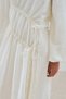Tie-Dye Textured Dress Ecru - 5