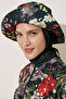 Scarf-Detail Bucket Hat Dark Garden - 3