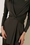 Knitted Bathing Suit with Knot Detail Brown - 6