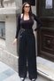 Linda Twill Fabric Belt Detail Trousers Black - 4