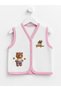 Cute Teddy Bear and Bee Printed Quilted Children's Vest - 2