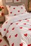 Single Size Fitted Sheet Duvet Cover Set |   Cotton - 2
