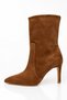 Honey Suede Pointed Toe Heeled Boots 24332 - 4
