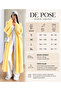 Women's Oversize Balloon Sleeve Long Knitwear Cardigan, Stone, Beige, Black, Brown, Yellow - 4
