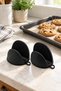 Silicone Mini Holder, Set of 2 Oven Gloves, Heat Resistant, Non-Slip Kitchen Holder - 3