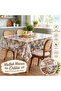 Transparent Patterned Tablecloth, Thin Transparent Protective Cover, Wipeable Flexible Table Cover - 2