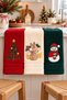 3-Piece New Year's Special Kitchen Towels - 100% Cotton - 30X50 - Boxed - 2