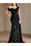 Rochie lunga, Negru - 3