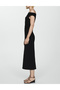 Rochie medie, Negru - 5