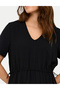 Rochie medie, Negru - 4