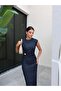 Sleeveless Buckled Waist Denim Dress - 6