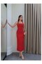 Halter Neck Dress with Back Slit