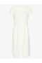 Rochie medie, Alb - 4