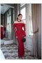 Lined Off-Shoulder Dress