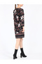 Rochie scurta, Negru floral - 5