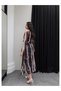 Flowy Chiffon Dress with Tie Detail - 5