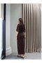 Vestido Midi with Foil Detail - 4