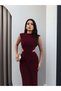 Waist-Shaped Padded Dress - 4