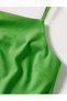 Rochie scurta, verde - 4