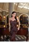 Eh Collection Floral Embroidered Tulle Event Dress - 6