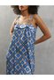Rochie lunga, Albastru - 4