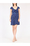 Rochie scurta, Albastru - 3