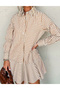 Rochie scurta, Alb/Maro - 5