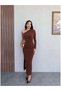 Belt Accessory One-Shoulder Dress - 6