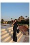 One-Shoulder Shawl Detailed Satin Dress E.H Collection