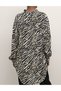 Camasa Oversize, Negru/Crem - 4