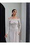 Asymmetric Collar Ruched Detail Maxi Dress - 2