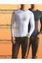 Bluza termica, Alb/Negru - 3