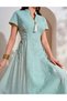 Rochie medie, Verde - 4