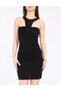 Rochie scurta, Negru - 4