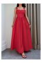 Heart Neckline Dress with Back Tie Detail - 3