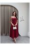 Thin Strap Chest Pearl Embroidered Dress