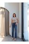 Belted Cuffed Cut-Off Orj Jeans - 4