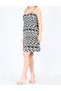 Rochie scurta, Alb/Negru - 4